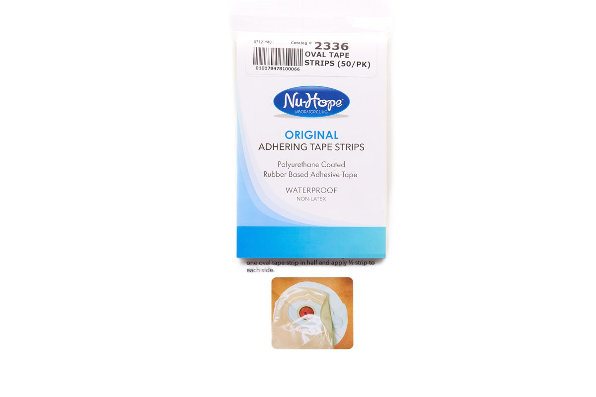 2336 Adhering Tape Strips For Oval Pouches NuHope Labs